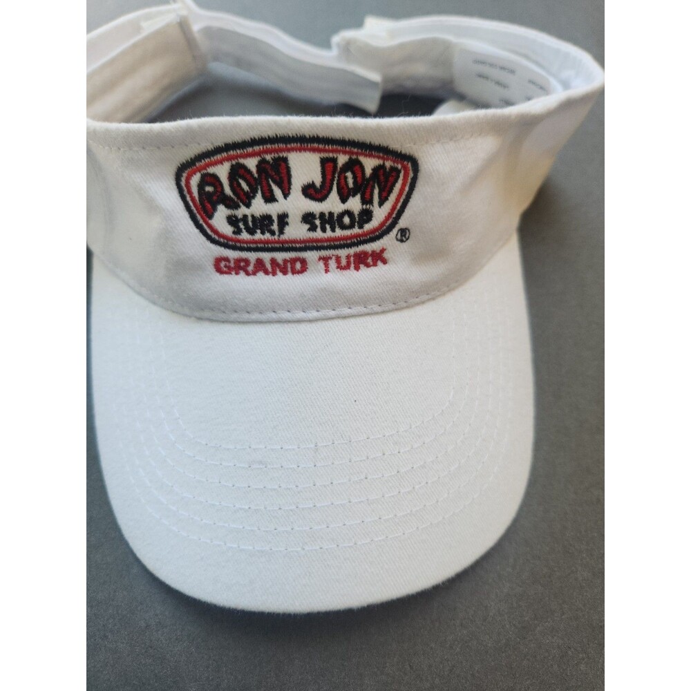 Ron Jon Surf Shop Sun Visor Hat Grand Turks Caicos Beach Hat